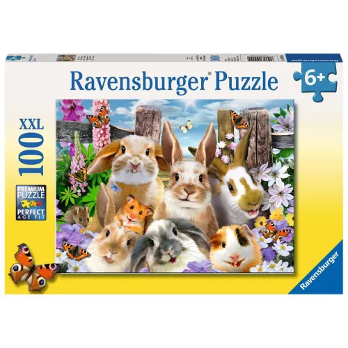 Ravensburger puzzel 100 stukjes XXL 6+ Knaagdieren selfie